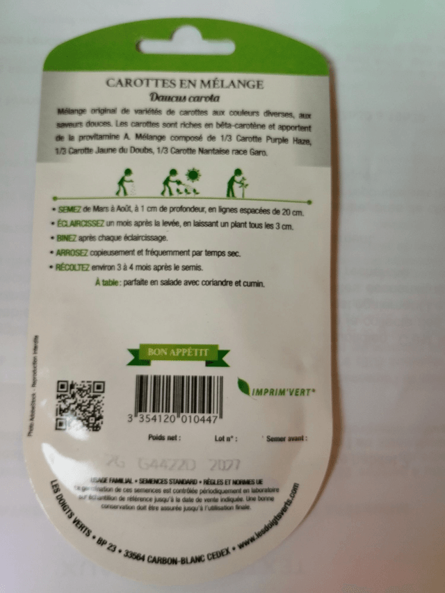 Carotte en Mélange
