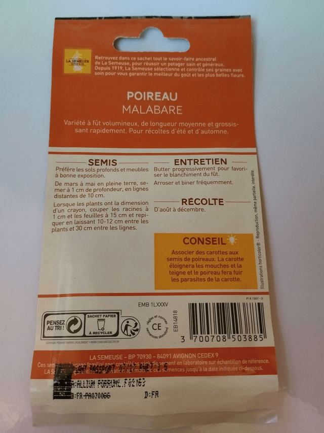 Poireau Malabare