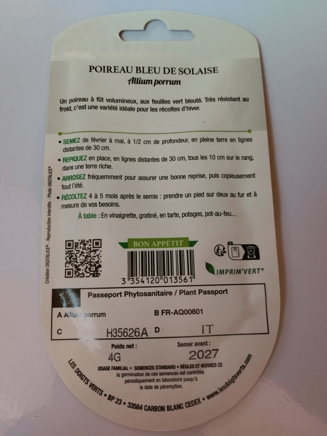 Poireau Bleu de Solaise