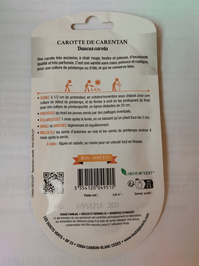 Carotte de Carentan