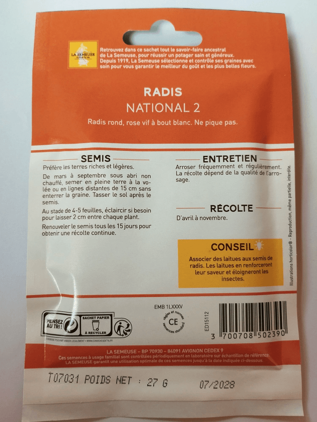 Radis National 2 format éco
