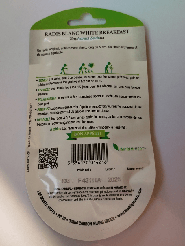 Radis Blanc White Breakfast