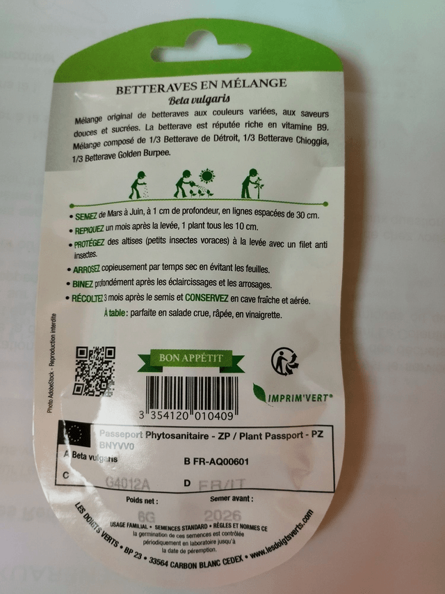 Betterave en mélange
