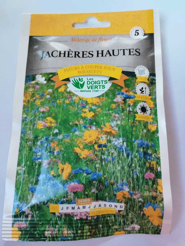 Mélange de fleurs jachères hautes