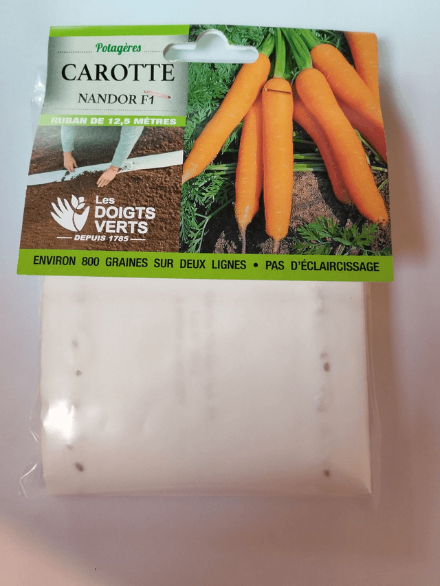 Carotte Nandor F1 ruban de 12.5m