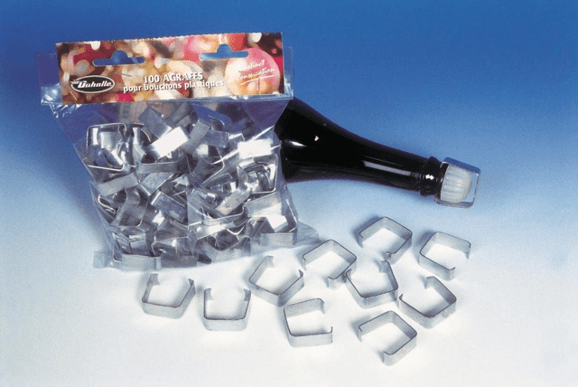 Agrafes Métal pour Bouchons Plastique – Lot de 100