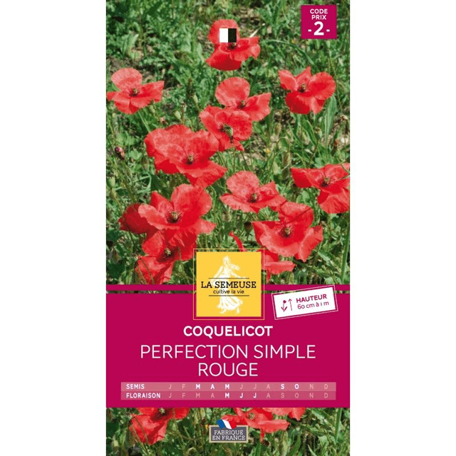 Coquelicot Perfection Simple Rouge