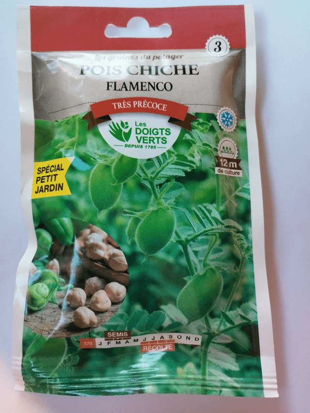Pois Chiche Flamenco spécial petit jardin